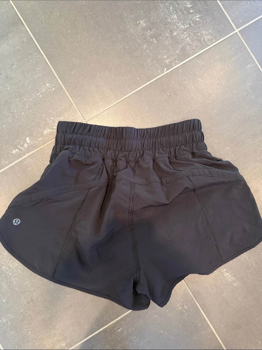 lululemon black Track That High-Rise Lined Short 3
